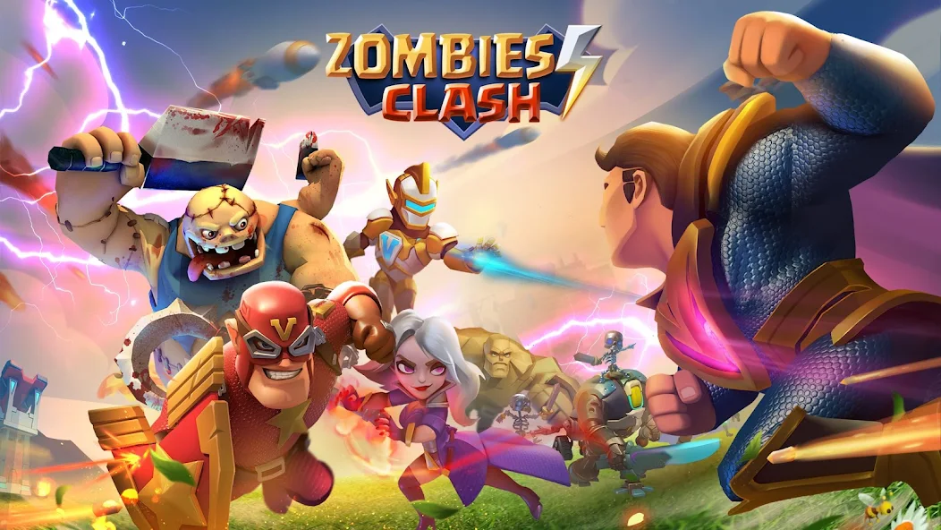 Zombies Clash: Superheroes War - game tương tự Clash of Clans